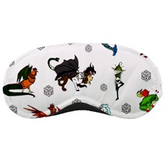 Dundgeon And Dragons Dice And Creatures Sleeping Masks by IIPhotographyAndDesigns