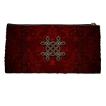 Decorative Celtic Knot On Dark Vintage Background Pencil Cases Back