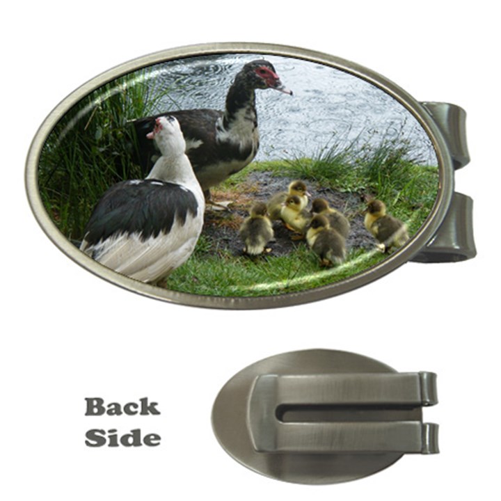 Muscovy Family Money Clips (Oval) 