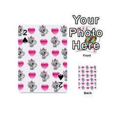 Evil Sweetheart Kitty Playing Cards 54 (mini)  by IIPhotographyAndDesigns