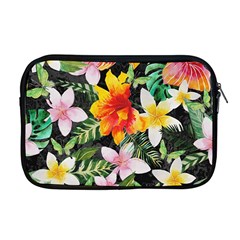 Tropical Flowers Butterflies 1 Apple Macbook Pro 17  Zipper Case by EDDArt