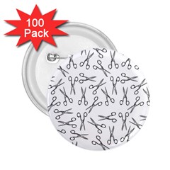 Scissors Pattern 2 25  Buttons (100 Pack) 