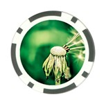 Dandelion Flower Green Chief Poker Chip Card Guard