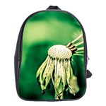 Dandelion Flower Green Chief School Bag (XL)