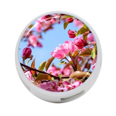 Crab Apple Blossoms 4-port Usb Hub (one Side) by FunnyCow