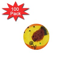 Pirana Eating Flower 1  Mini Buttons (100 Pack)  by snowwhitegirl