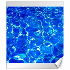 Blue Clear Water Texture Canvas 20  X 24   by FunnyCow