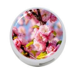 Flowering Almond Flowersg 4-port Usb Hub (two Sides) by FunnyCow