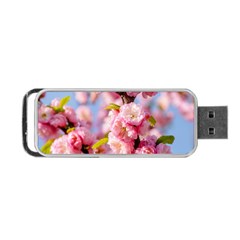 Flowering Almond Flowersg Portable Usb Flash (one Side) by FunnyCow