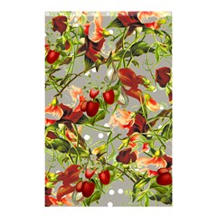 Fruit Blossom Gray Shower Curtain 48  X 72  (small)  by snowwhitegirl