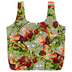 Fruit Blossom Gray Full Print Recycle Bag (xl) by snowwhitegirl