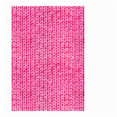 Knitted Wool Bright Pink Small Garden Flag (two Sides) by snowwhitegirl