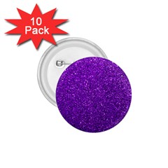 Purple  Glitter 1 75  Buttons (10 Pack) by snowwhitegirl