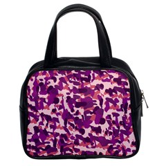 Pink Camo Classic Handbag (two Sides)