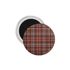 Peach  Plaid 1 75  Magnets