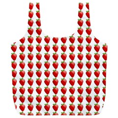 Strawberries Full Print Recycle Bag (xl) by snowwhitegirl