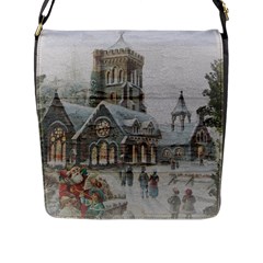 Santa Claus 1845749 1920 Flap Closure Messenger Bag (l) by vintage2030