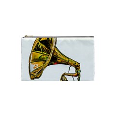 Vintage Gramophone Cosmetic Bag (small) by FunnyCow