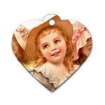 Girls 1827219 1920 Dog Tag Heart (One Side)
