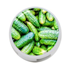 Pile Of Green Cucumbers 4-port Usb Hub (one Side) by FunnyCow