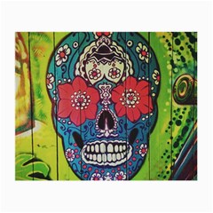 Mexican Skull Small Glasses Cloth by alllovelyideas