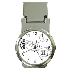 Music Partition Money Clip Watches by alllovelyideas