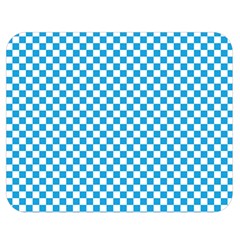 Oktoberfest Bavarian Blue And White Checkerboard Double Sided Flano Blanket (medium)  by PodArtist