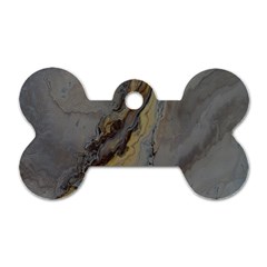 Gold Seam Dog Tag Bone (one Side)