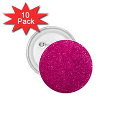 Hot Pink Glitter 1 75  Buttons (10 Pack) by snowwhitegirl