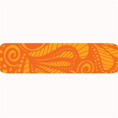 Pop Orange Large Bar Mats by ArtByAmyMinori