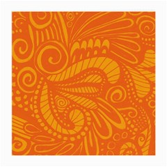 Pop Orange Medium Glasses Cloth (2-side) by ArtByAmyMinori