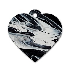 Space Drift 2 Dog Tag Heart (two Sides) by WILLBIRDWELL