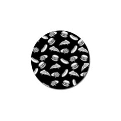 Fast Food Pattern Golf Ball Marker (10 Pack) by Valentinaart
