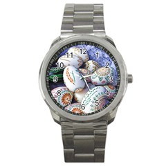 Model Color Traditional Sport Metal Watch by Nexatart