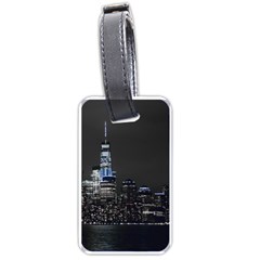 New York Skyline New York City Luggage Tags (two Sides) by Nexatart