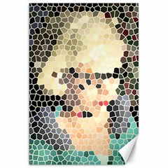 Stained Glass Girl Canvas 20  X 30  by snowwhitegirl