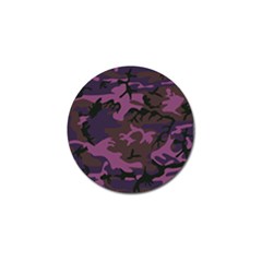 Camouflage Violet Golf Ball Marker by snowwhitegirl