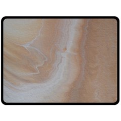 Sand Double Sided Fleece Blanket (large)  by WILLBIRDWELL