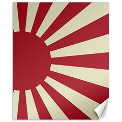 Rising Sun Flag Canvas 16  X 20  by Valentinaart