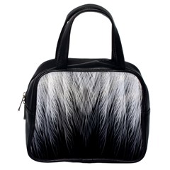 Feather Graphic Design Background Classic Handbag (one Side)