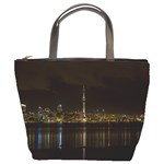 City River Water Cityscape Skyline Bucket Bag