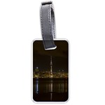 City River Water Cityscape Skyline Luggage Tags (One Side) 