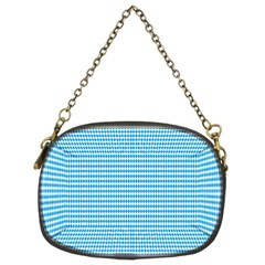 Oktoberfest Bavarian Blue And White Small Diagonal Diamond Pattern Chain Purse (two Sides) by PodArtist