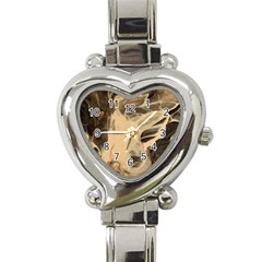 Smoke On Water Heart Italian Charm Watch by WILLBIRDWELL