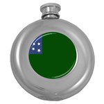 Flag of the Green Mountain Boys Round Hip Flask (5 oz)