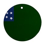 Flag of the Green Mountain Boys Round Ornament (Two Sides)