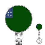 Flag of the Green Mountain Boys Stainless Steel Nurses Watch