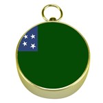 Flag of the Green Mountain Boys Gold Compasses