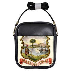 Historical Florida Coat Of Arms Girls Sling Bag by abbeyz71