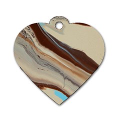 Mother Earth 2 Dog Tag Heart (two Sides) by WILLBIRDWELL